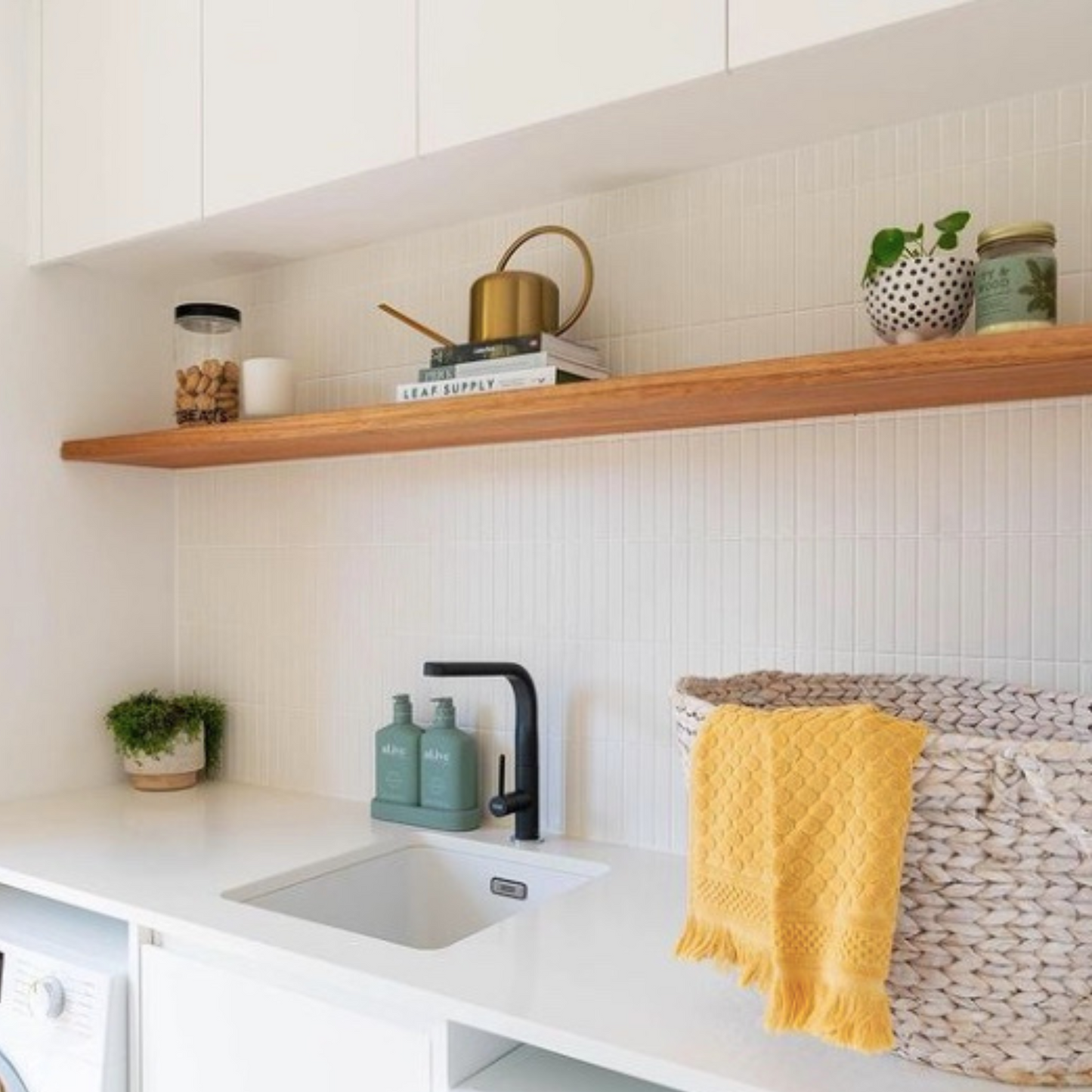 The Slimline Solid Timber Shelf from 200mm in length to 3000mm.