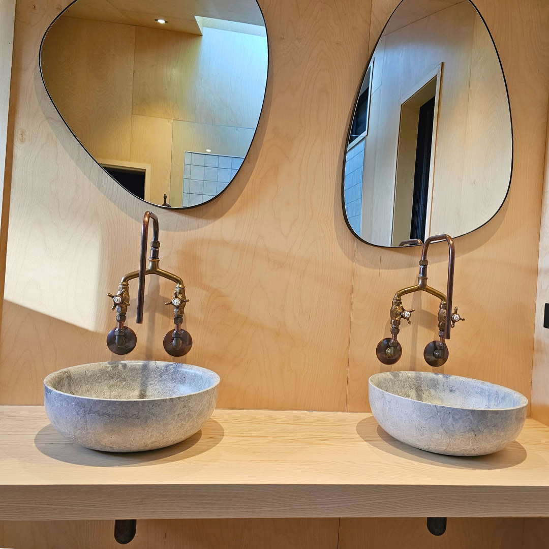 Thick Solid Timber Bathroom Vanity Top