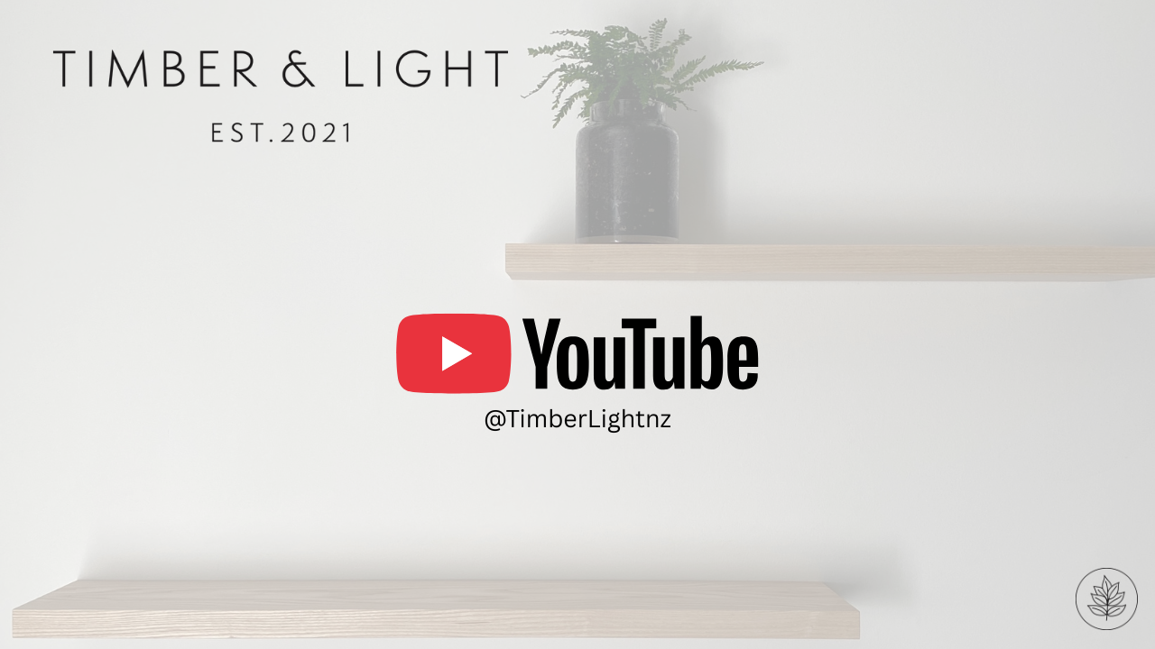 Load video: Solid Timber Floating Shelves